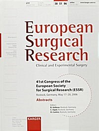 European Society for Surgical Research (Essr) (Paperback)