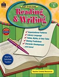 Ready to Go Lessons Reading & Writing, Grade 3 (Paperback, Teachers Guide)