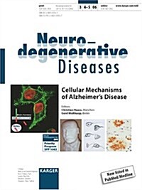 Cellular Mechanisms of Alzheimers Disease (Paperback, Special)