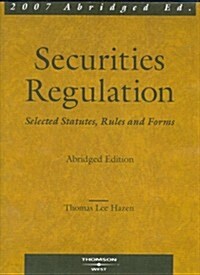 Securities Regulation (Paperback, Abridged)