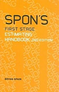 Spons First Stage Estimating Handbook (Paperback, 2nd)