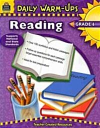Daily Warm-Ups: Reading, Grade 6 (Paperback)