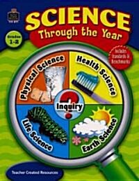 Science Through the Year, Grades 1-2 (Paperback)