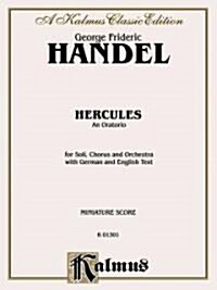 Hercules (1745): Satb with Ssatbb Soli (Orch.), Miniature Score (Paperback)