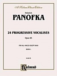 Twenty-four Progressive Vocalises, Book 1 (Paperback)