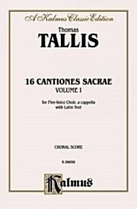 16 Cantiones Sacrae (Paperback)