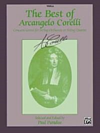 The Best of Arcangelo Corelli Viola (Paperback, Medium-Advanced)