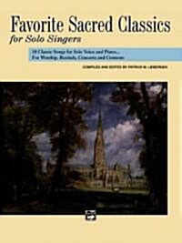 Favorite Sacred Classics for Solo Singers (Paperback, Spiral)