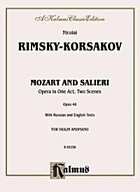 Mozart and Salieri, Op. 48 (Paperback)