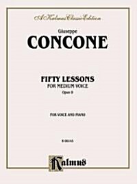 Fifty Lessons for Medium Voice (Paperback)