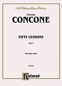 Fifty Lessons Opus 9 for High Voice (Paperback)
