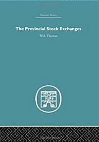 Provincial Stock Exchanges (Hardcover)