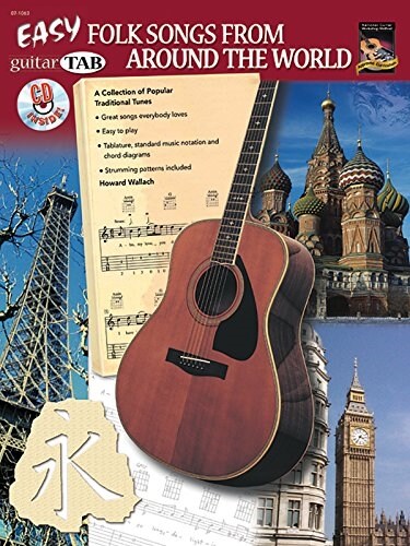 Guitar Tab- Easy Folk Songs from Around the World (Paperback, Compact Disc)