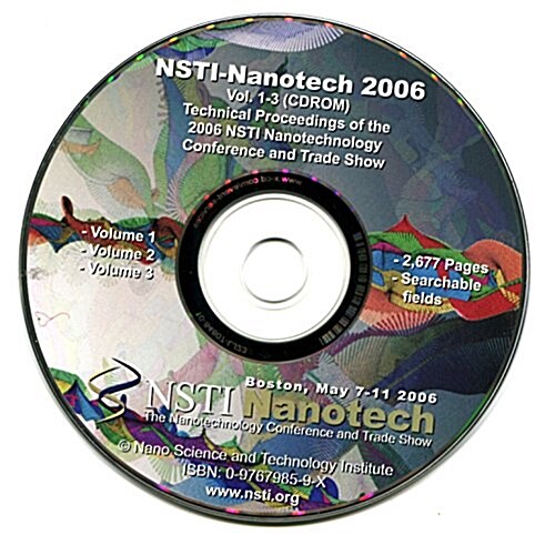 Technical Proceedings of the 2006 NSTI Nanotechnology Conference and Trade Show (Audio CD)