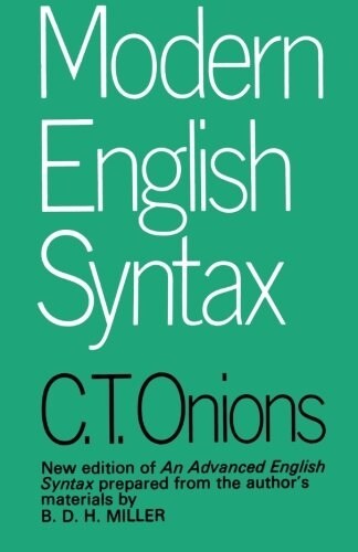 Modern English Syntax (Paperback, 7 ed)