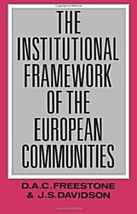 The Institutional Framework of the European Communities (Paperback, Revised)