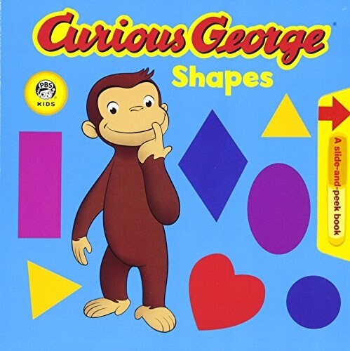 Curious George Shapes (Cgtv Pull Tab Board Book) (Board Books)