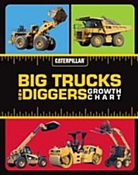 Big Trucks and Diggers Growth Chart (Hardcover)