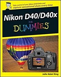 Nikon D40/D40x for Dummies (Paperback)