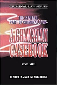 The General Part of Criminal Law (Paperback)