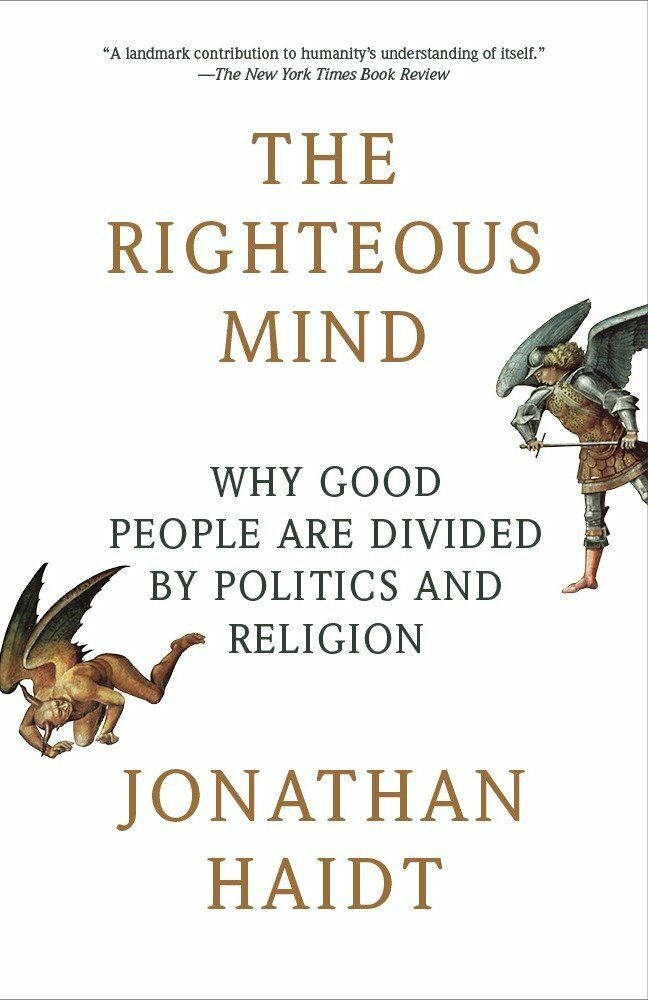 [중고] The Righteous Mind: Why Good People Are Divided by Politics and Religion (Paperback)