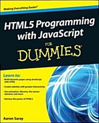 Html5 Programming with JavaScript for Dummies (Paperback)