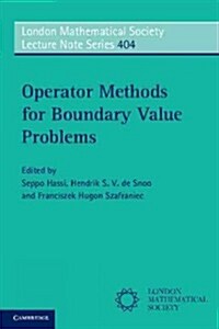 Operator Methods for Boundary Value Problems (Paperback)