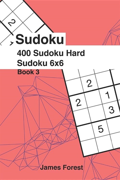 400 Sudoku Hard Sudoku 6x6: Puzzle Books for Adults (Paperback)