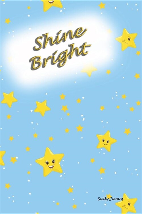 Shine Bright: Blue Star Writing Journal for Girls (Paperback)