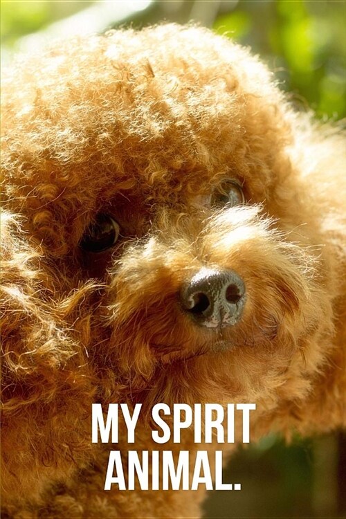 My Spirit Animal: Fluffy Poodle Journal (Paperback)