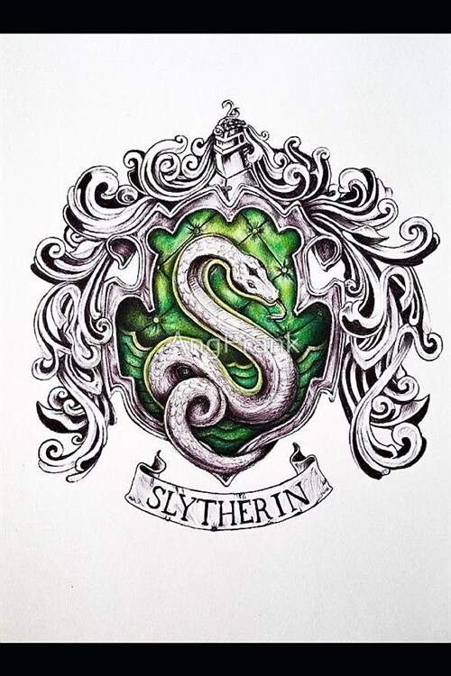 Proud of My House: A Slytherin Themed Notebook Journal for Your Everyday Needs (Paperback)