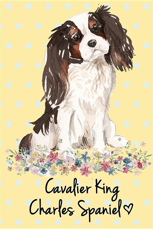 Cavalier King Charles Spaniel: Soft Cover Blank Lined Journal (6 X 9) - Cavalier King Charles Spaniel Illustration, Dog Lover Notebook (Paperback)