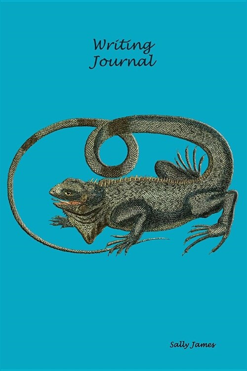 Writing Journal: Green Iguana Boys Writing Journal (Paperback)