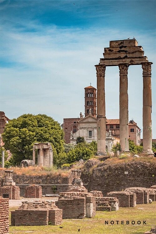 Notebook: Lined Journal Ancient Ruins Italy (Paperback)