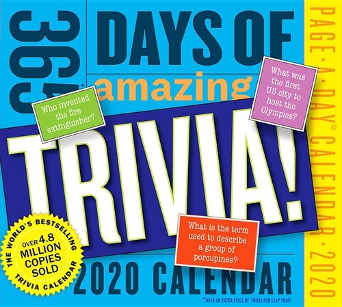 365 Days of Amazing Trivia! Page-A-Day Calendar 2020 (Daily)