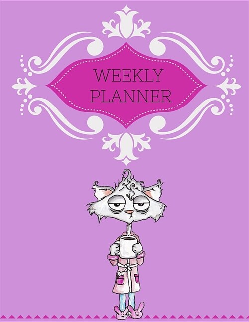 Weekly Planner: Undated Perpetual Coffee Mommy Zombie Creatures Theme Planner 52 Weeks V1 (Paperback)