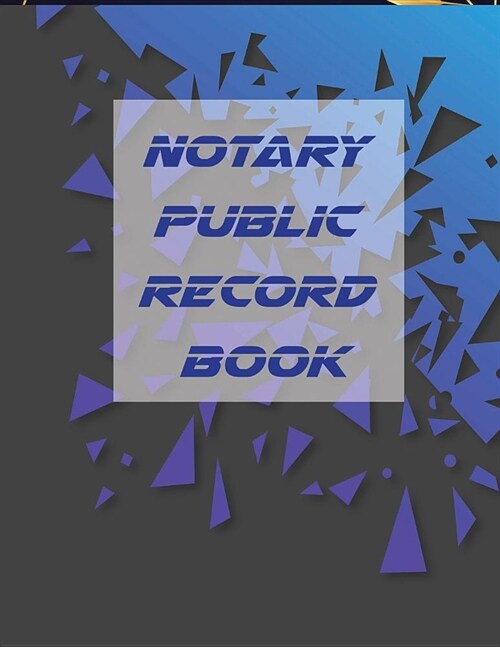 Notary Public Record Book: Notary Book Journal (Paperback)