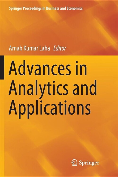 Advances in Analytics and Applications (Paperback)