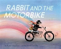 Rabbit and the motorbike 