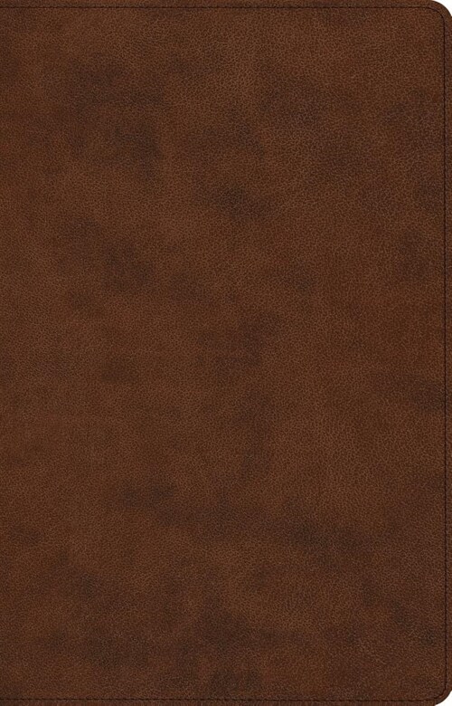 ESV Large Print Thinline Reference Bible (Trutone, Brown) (Imitation Leather)