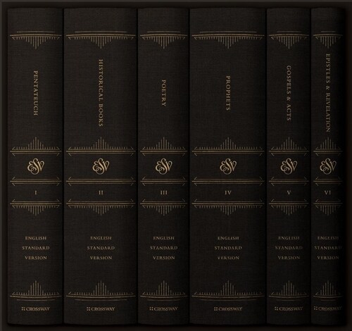 ESV Readers Bible, Six-Volume Set: With Chapter and Verse Numbers (Cloth Over Board with Permanent Slipcase): With Chapter and Verse Numbers (Hardcover)