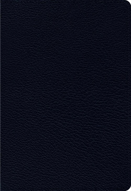 ESV Heirloom Single Column Personal Size Bible (Goatskin, Blue) (Leather)