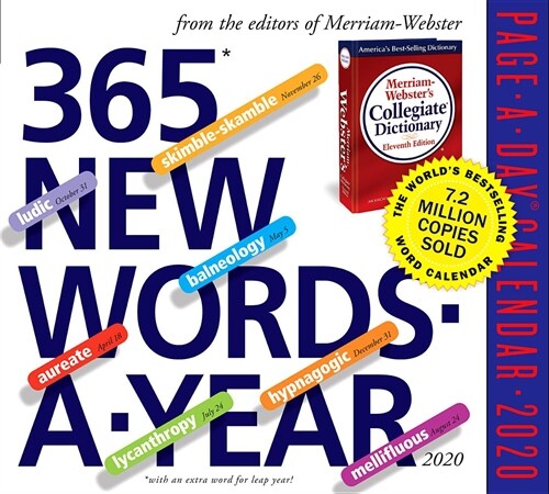 365 New Words-A-Year Page-A-Day Calendar 2020 (Daily)
