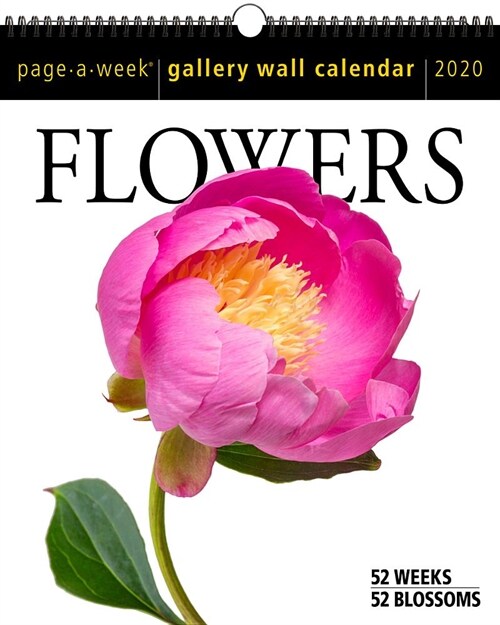 Flowers Page-A-Week Gallery Wall Calendar 2020 (Wall)