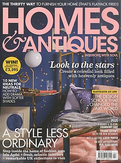 BBC Homes & Antiques (월간 영국판): 2019년 02월호