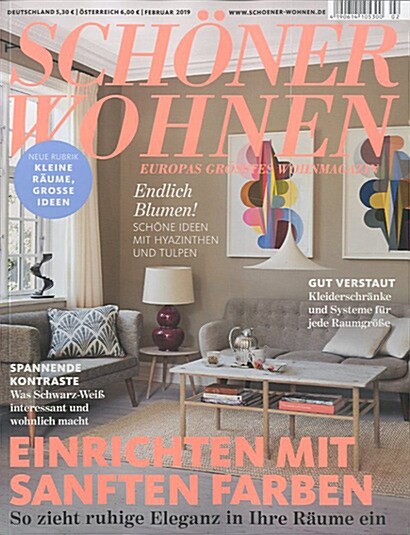 Schoner Wohnen (월간 독일판): 2019년 02월호