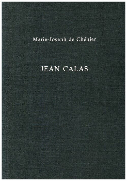 Jean Calas : Tragedie (Paperback)