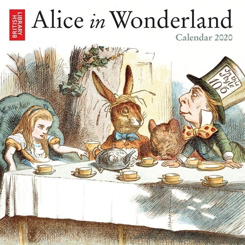 British Library - Alice in Wonderland Mini Wall Calendar 2020 (Art Calendar) (Wall)