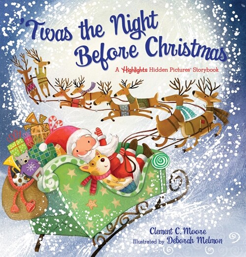 Twas the Night Before Christmas: A Highlights Hidden Pictures(r) Storybook (Hardcover)