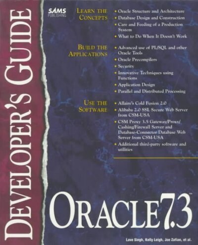 Oracle 7.3 Developers Guide (Paperback, CD-ROM)